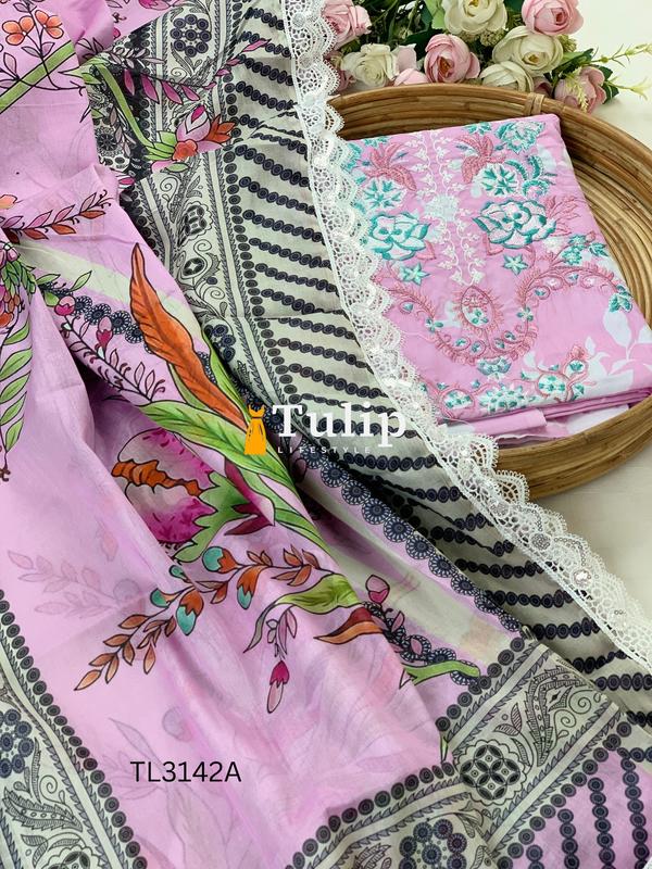 Luxury Lawn Three pieces - TL3142 Color image