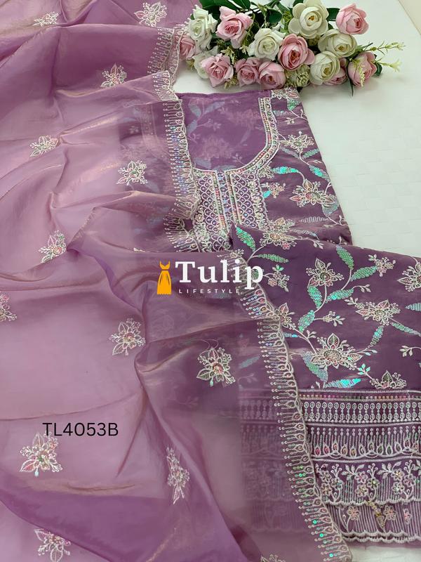 Luxury Soft Silk Three pieces - TL4053 Color image