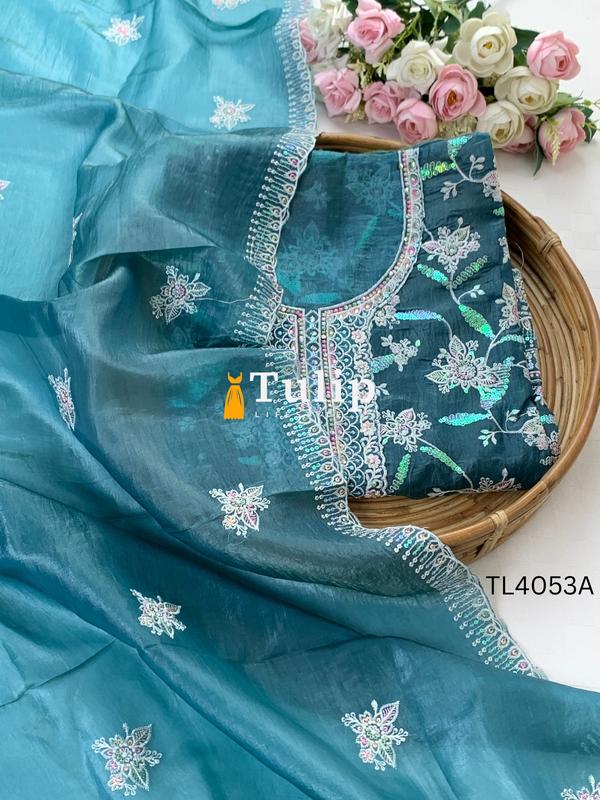 Luxury Soft Silk Three pieces - TL4053 Color image