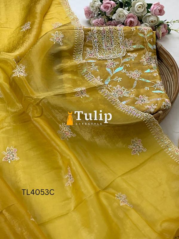 Luxury Soft Silk Three pieces - TL4053 Color image