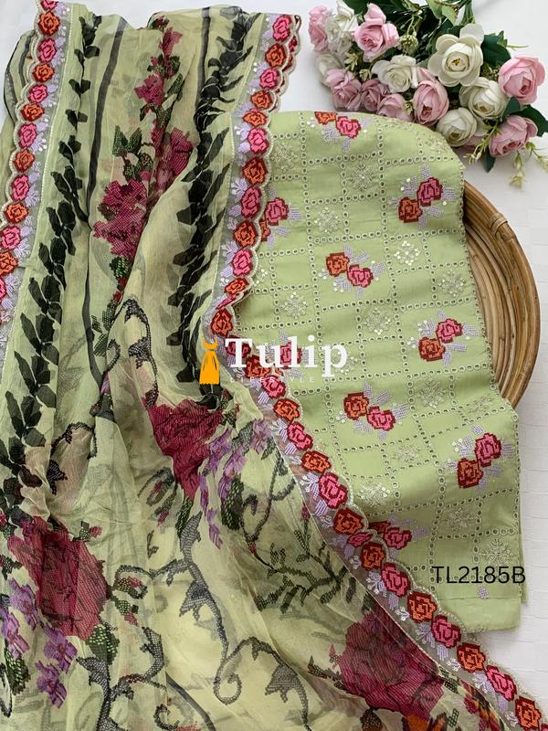 Luxury Lawn Three pieces - TL2185 Color image
