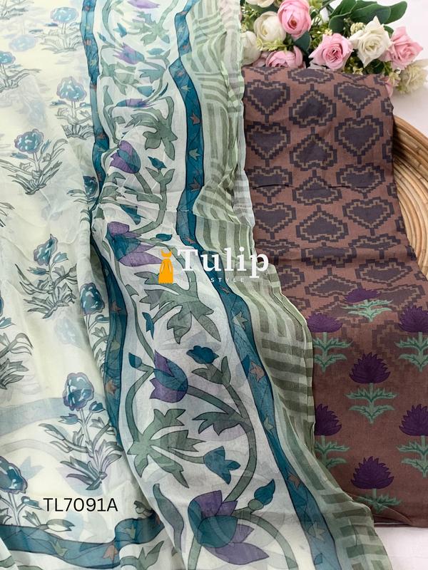 Soft Premium Cotton Lawn - TL7091 Color image