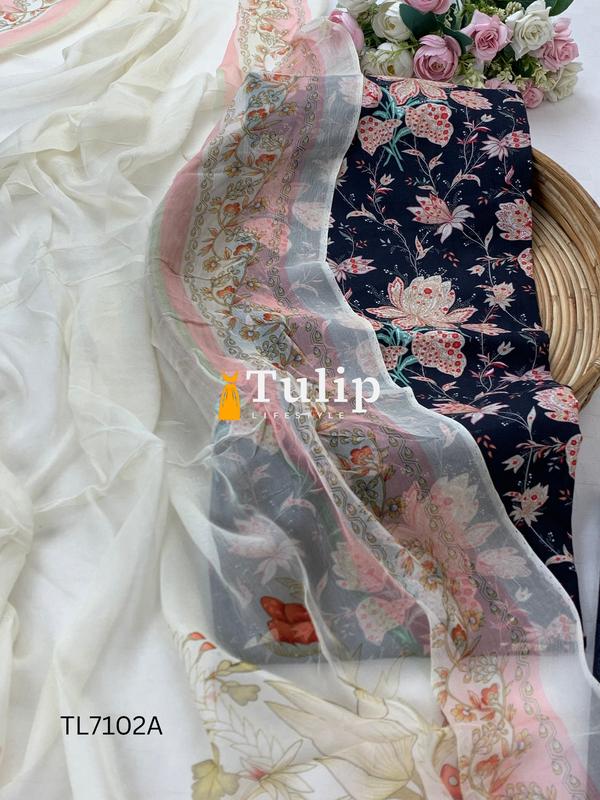 Soft Premium Cotton Lawn - TL7102 Color image