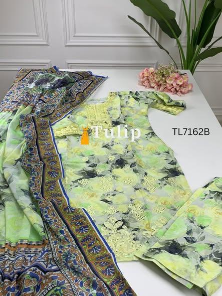 Soft Embroidered Cotton Stitched Dresses - TL7162 Color image