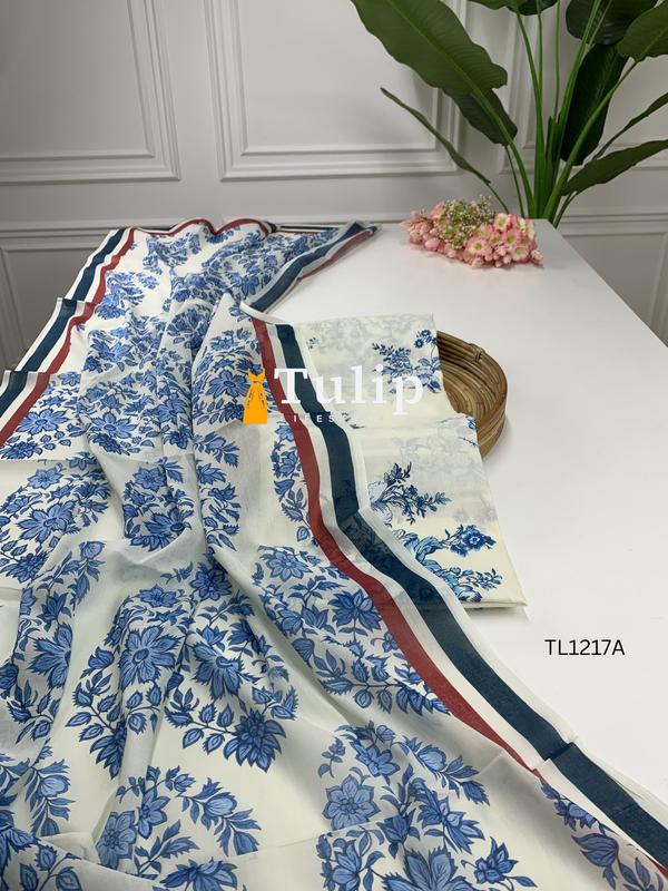 Premium Embroidered Soft Lawn - TL1217 Color image