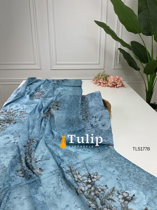 Soft Cotton Lawn Three Pieces - TL5177 Color image