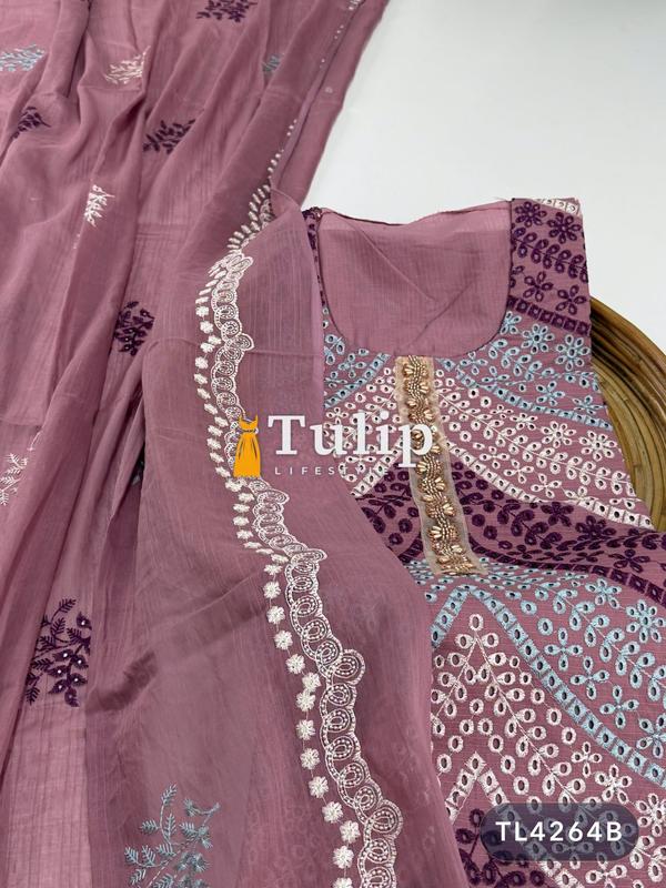 Boring Embroidered Premium Lawn Dresses - TL4264 Color image