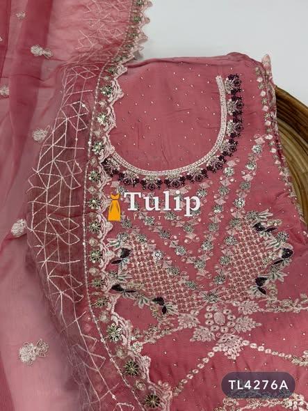 Gorgeous Embroidered Silk Dresses - TL4276 Color image