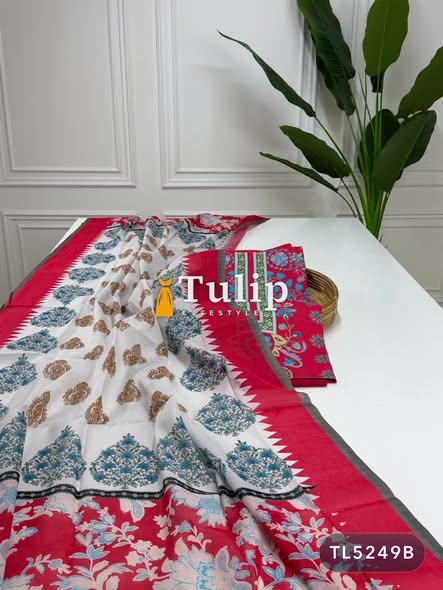 Digital Printed Cotton Lawn Dresses - TL5249 Color image