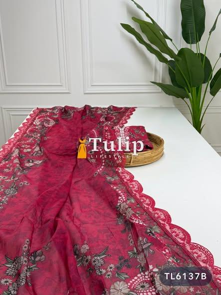 Gorgeous Embroidered Cotton Dresses - TL6137 Color image
