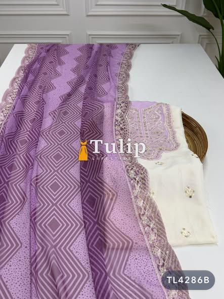 Gorgeous Embroidered Georgette Dresses - TL4286 Color image
