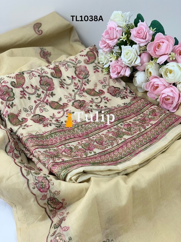 Gorgeous Cotton Embroidered Collection - TL1038 Color image