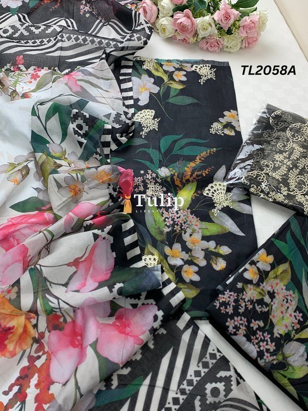 Boring Embroidered Cotton Dress - TL2058 Color image