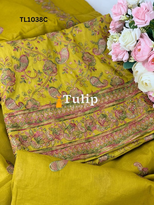 Gorgeous Cotton Embroidered Collection - TL1038 Color image