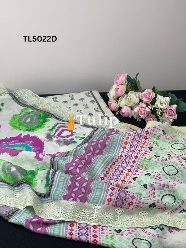 Soft Lawn Embroidered Three pieces - TL5022 Color image