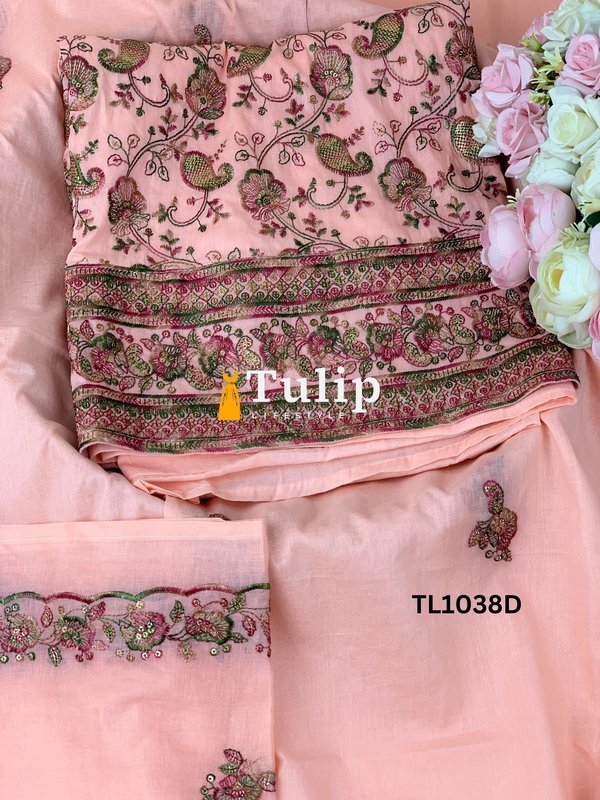 Gorgeous Cotton Embroidered Collection - TL1038 Color image